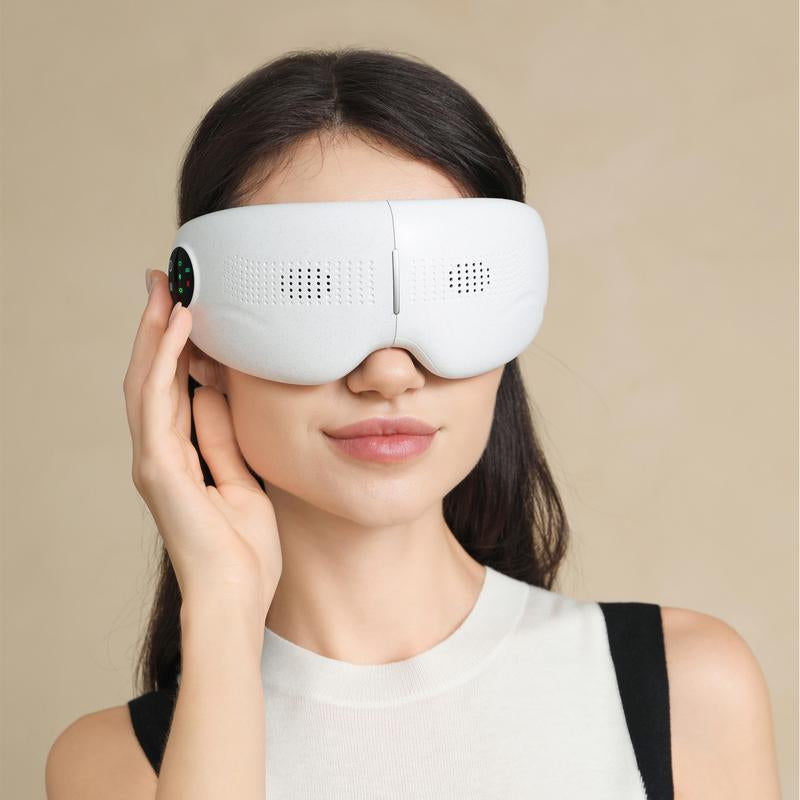 E8 Eye Massager with Heat, Headache Relief Device, Heated Eye Mask for Dry Eyes, Visualization Design Massager, Travel Sinus Electric Gadget, Relieve Fatigue, Face Massager Reduce Eye Strain, Christmas Birthday Gifts for Women Men, Gifts for Mother Father