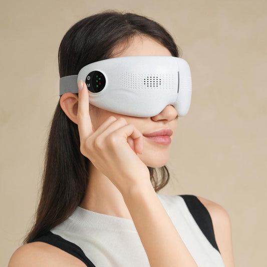 E8 Eye Massager with Heat, Headache Relief Device, Heated Eye Mask for Dry Eyes, Visualization Design Massager, Travel Sinus Electric Gadget, Relieve Fatigue, Face Massager Reduce Eye Strain, Christmas Birthday Gifts for Women Men, Gifts for Mother Father